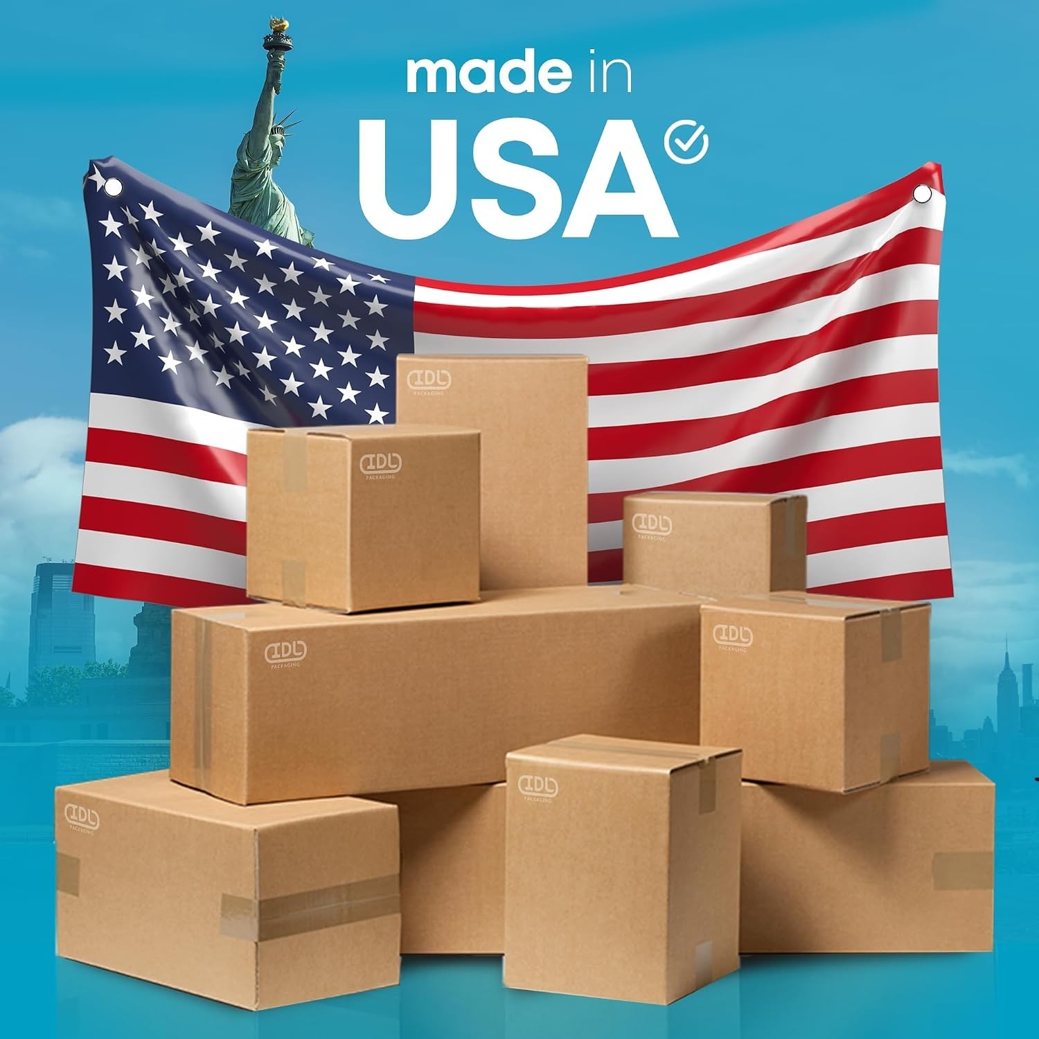 200 lb Break-Strength Shipping Boxes – 5-Pack of 24x6x6 Inch Corrugated Boxes