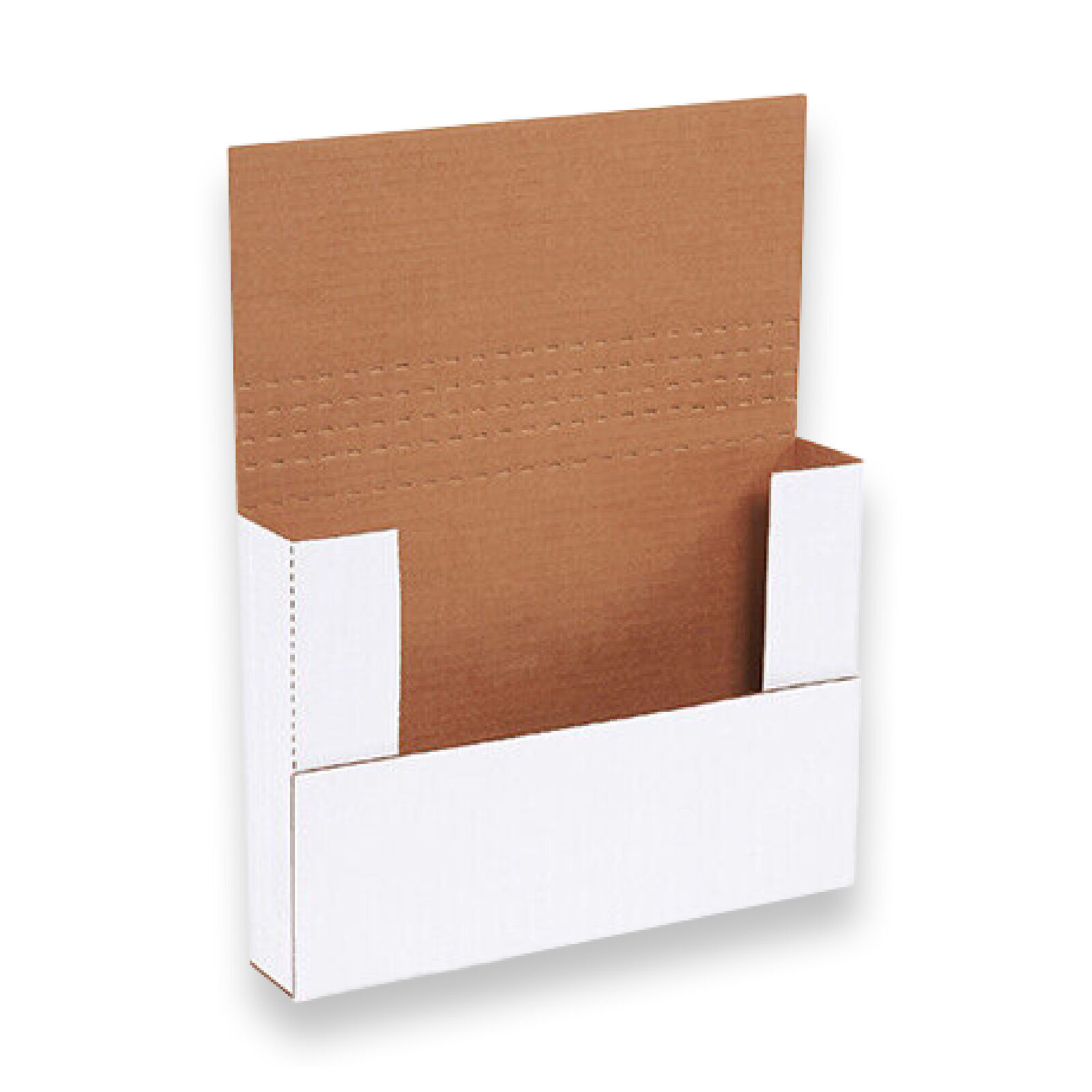 White Easy-Fold Mailers 12 1/8 x 9 1/8 x 1″ ECT-32B 50/Case