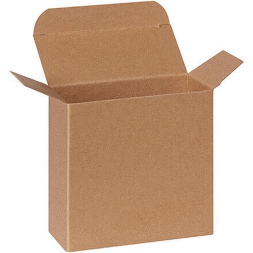 4 1/2 x 1 7/8 x 4 1/2″ Kraft Reverse Tuck Folding Cartons 250/Case