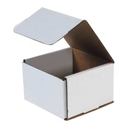 Zoro Select M773 7 In X 7 In X 3 In Inside H, Literature Mailer, White,, M773