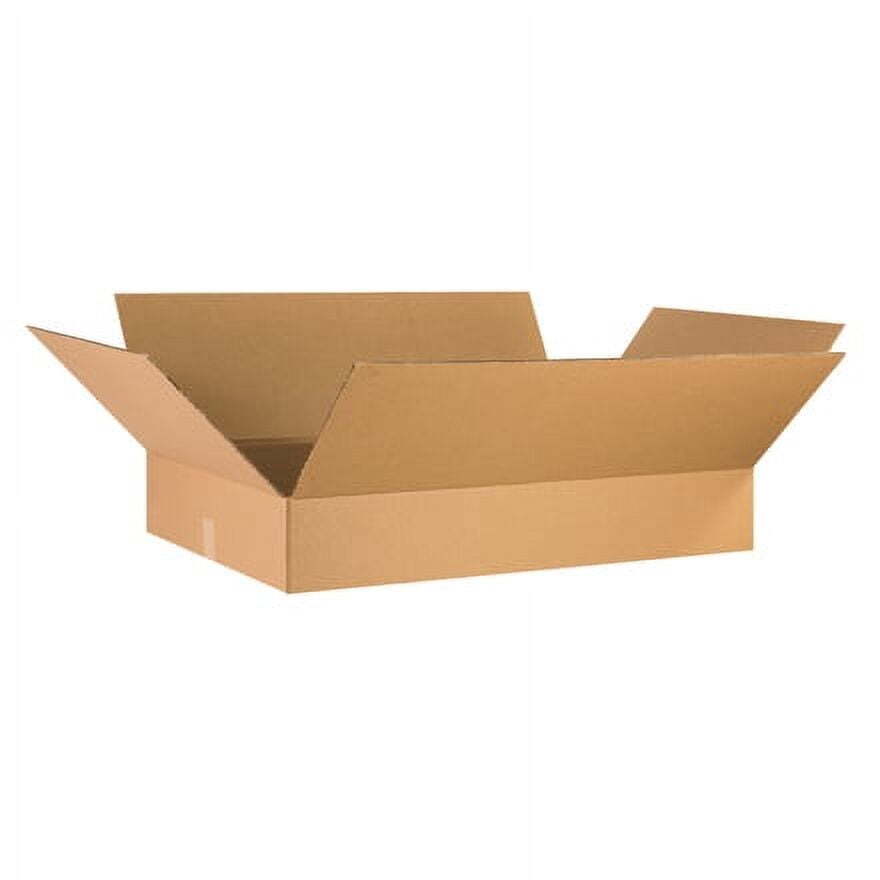 36x18x6 Flat Corrugated Shipping/Packing Boxes ECT-32 Brown 15 Pack