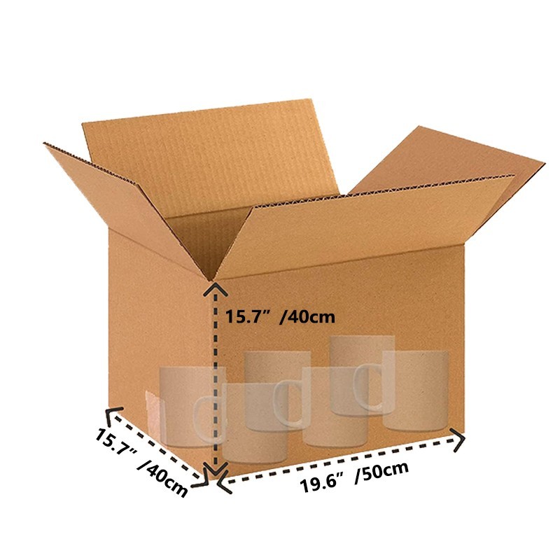 Packs 2 in shipping cartons, 20x16x16 inches, suitable for moving and mailing.