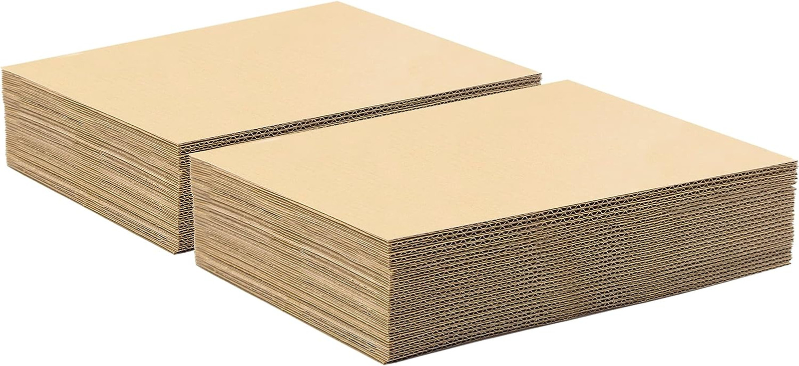 All Sizes 50 Pack Corrugated Cardboard Sheets Flat Cardboard Layer Pads Packing