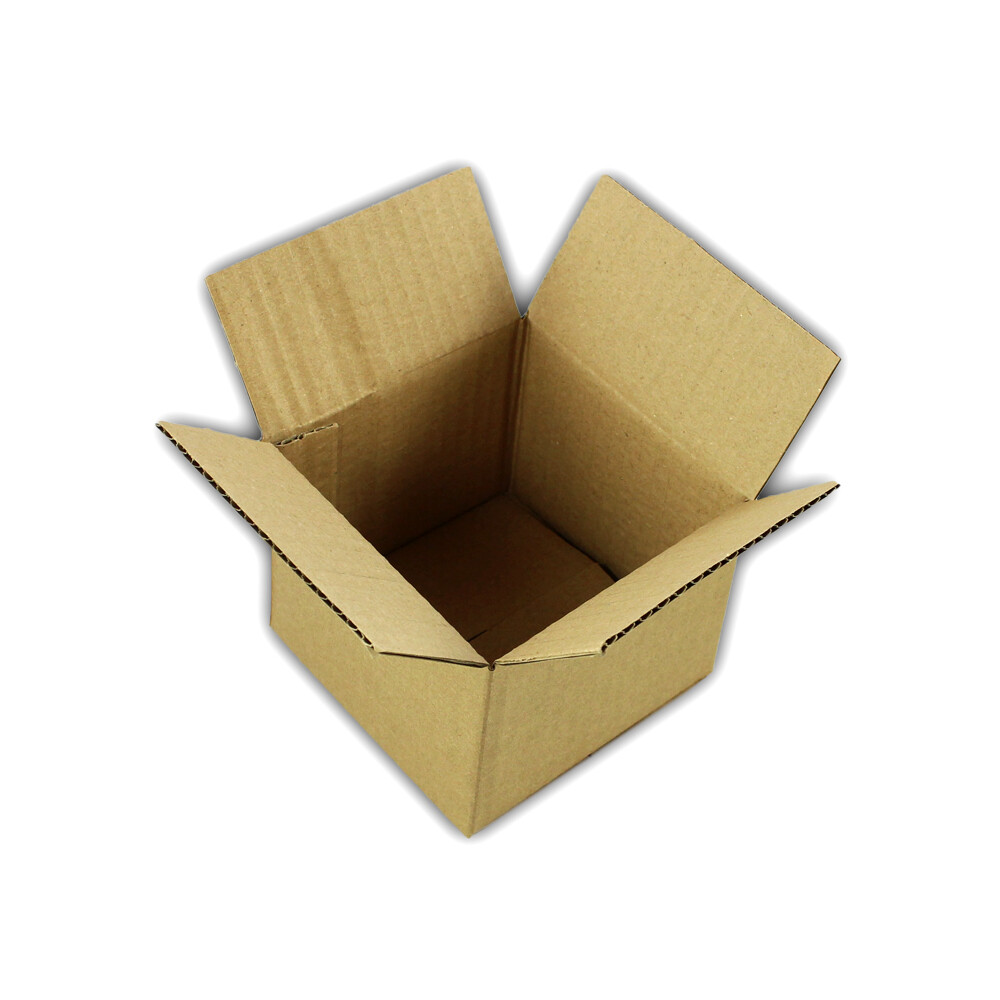 10 4x4x3 “EcoSwift” Brand Cardboard Box Packing Mailing Shipping Corrugated