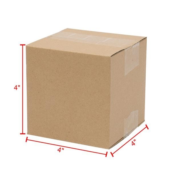 100 4x4x4″ Cardboard Paper Boxes Mailing Packing Shipping Box Corrugated