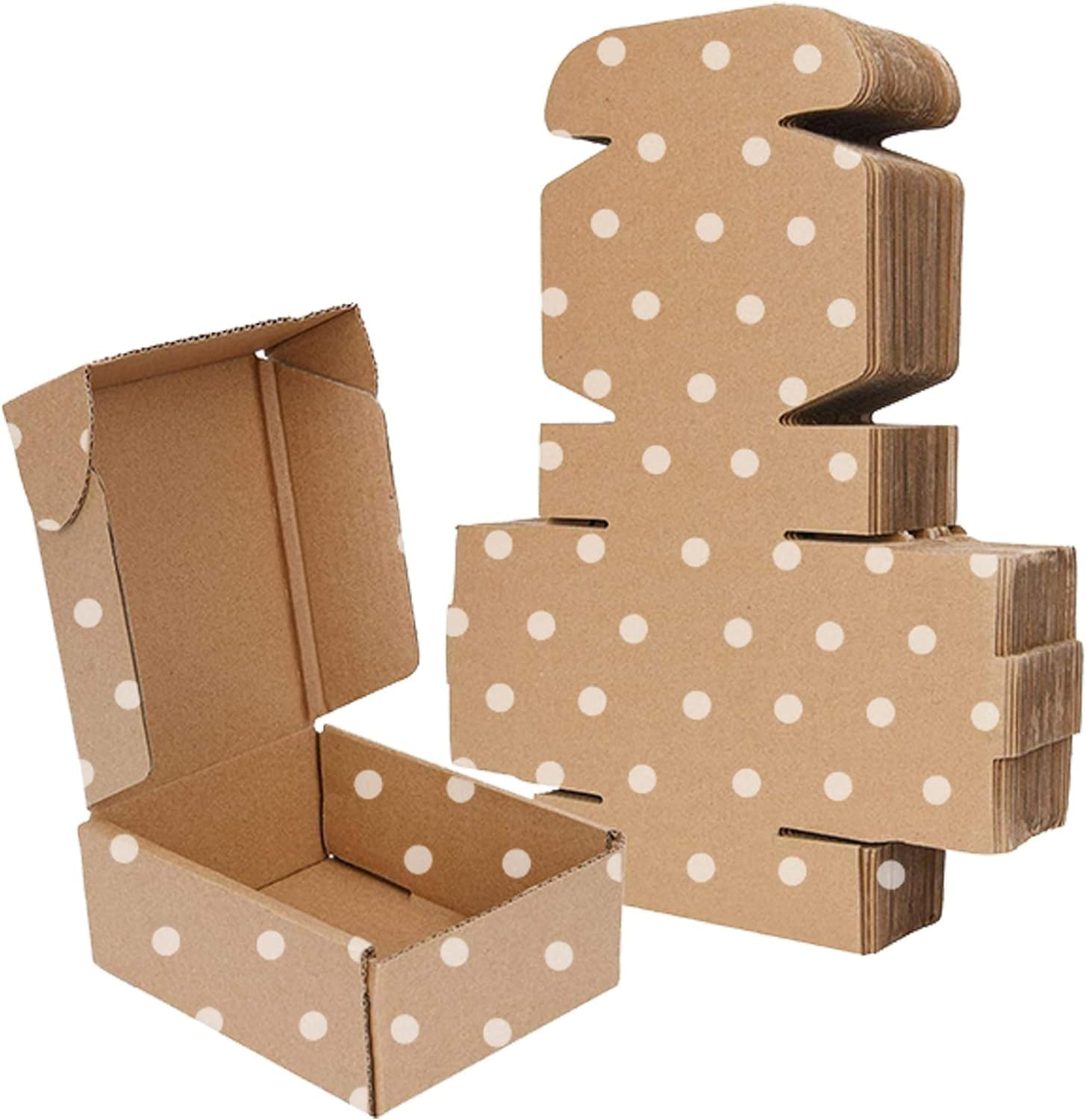 Green Recyclable Cardboard Small Gift Mailer Boxes for Shipping Packaging Craft
