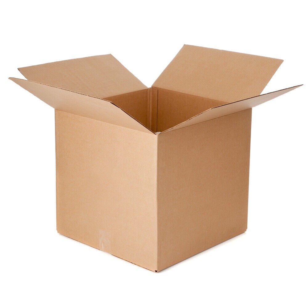 5 14x14x14 Kraft Brown Corrugated Shipping Boxes Multi-Depth 90 ECT Triple-Wall