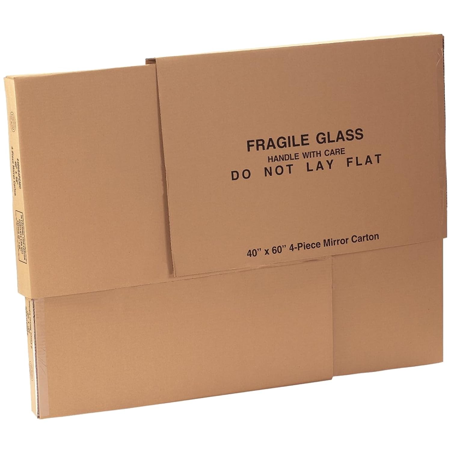 BOX USA Large Mirror Box 40″L x 3.5″W x 60″H (1-Pack), Cardboard Boxes Perfect f