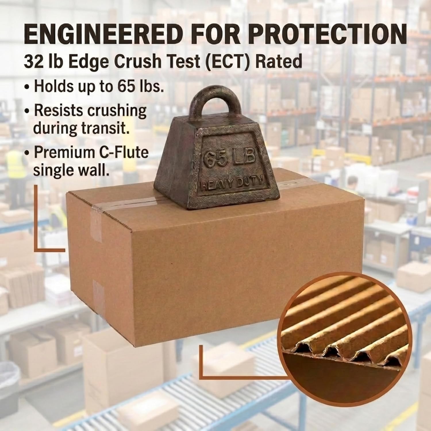 BOX USA 16 x 10 x 6 Corrugated Cardboard Storage Boxes, Medium 16″L x 10″W x …