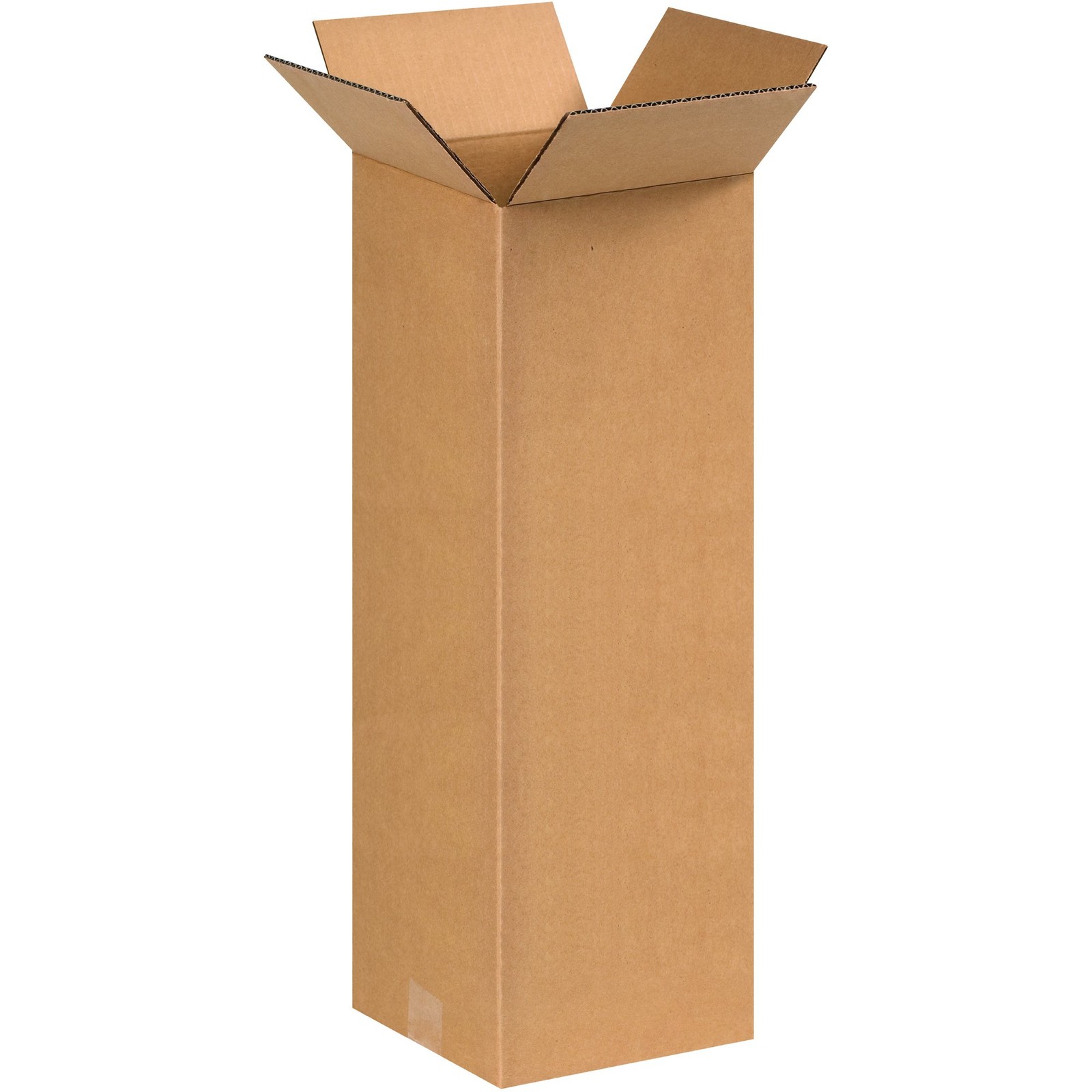 Aviditi 8820 Tall Corrugated Cardboard Box 8 L x 8 W x 20 H, Kraft, for Shipping