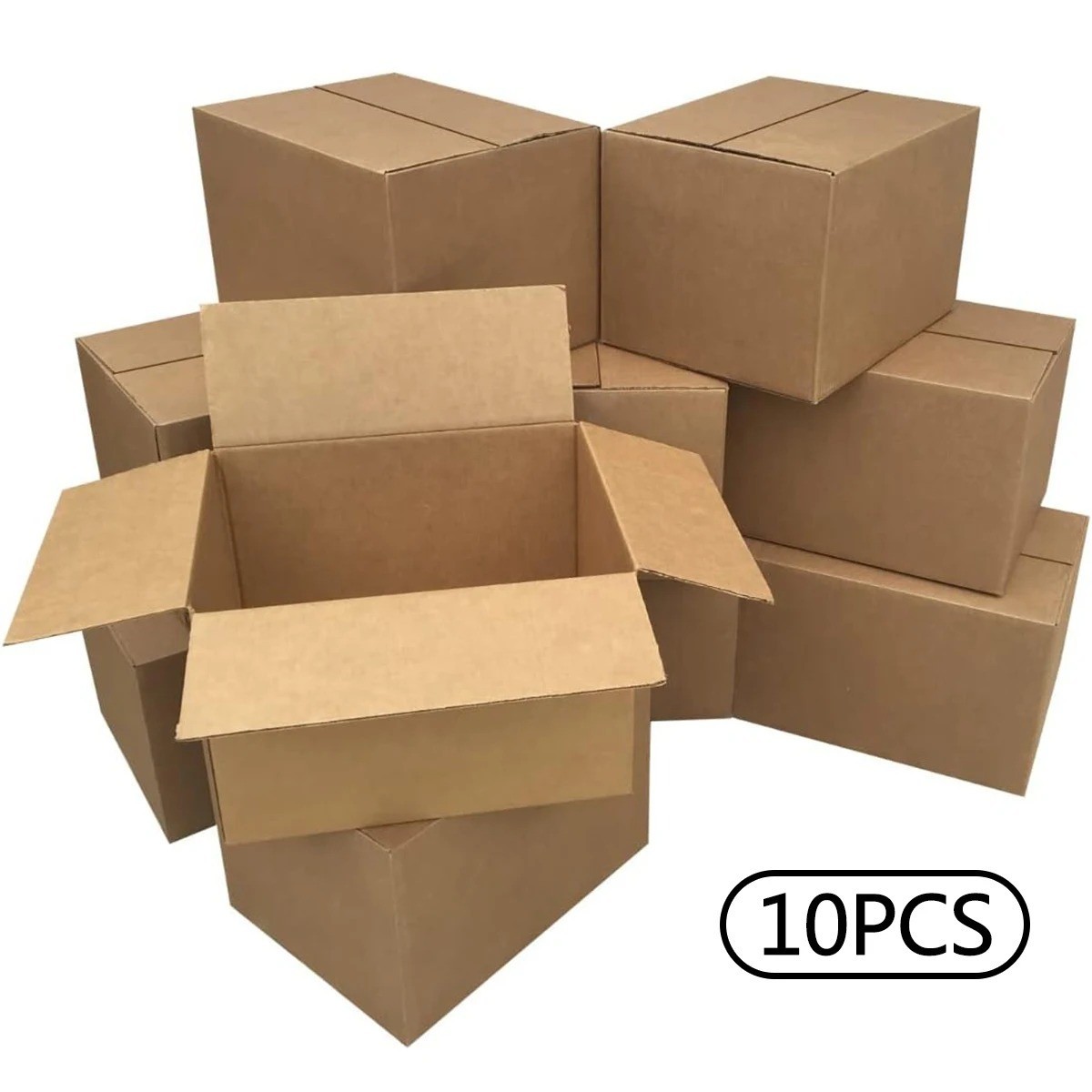Brown Corrugated Cardboard Mailer Box Shipping Box 5.7×3.3×4.1 Inch