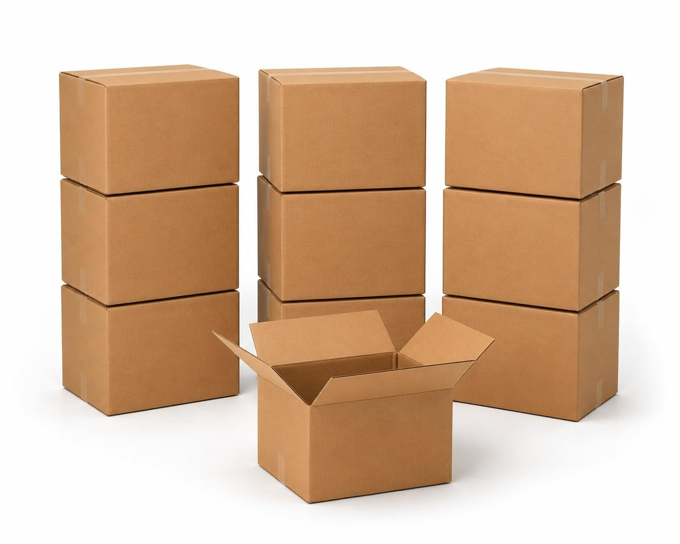 Moving Boxes Medium 18″L x 14″W x 12″H 10-Pack | Corrugated Cardboard Box for…