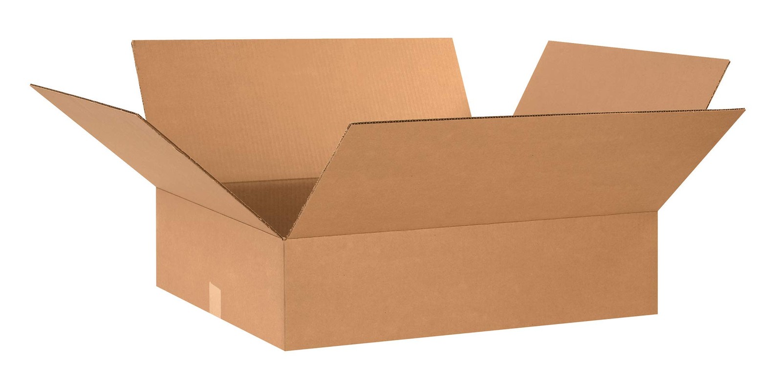 Aviditi 24206 Flat Corrugated Cardboard Box 24 L x 20 W x 6 H, Kraft, for Shippi