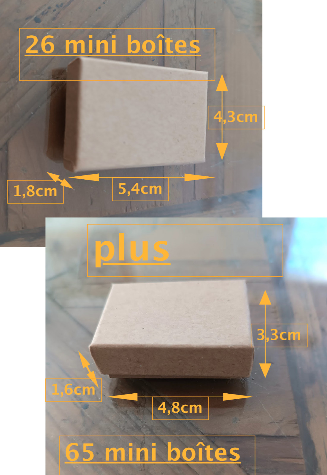 Lot Of 65+26 Mini Boxes In Cardboard With Protective Padding