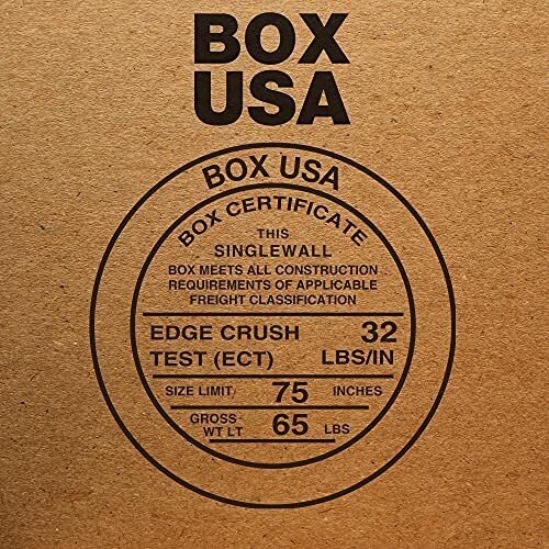 BOX USA 16 x 10 x 6 Corrugated Cardboard Storage Boxes Medium 16″L x 10″W x 6…