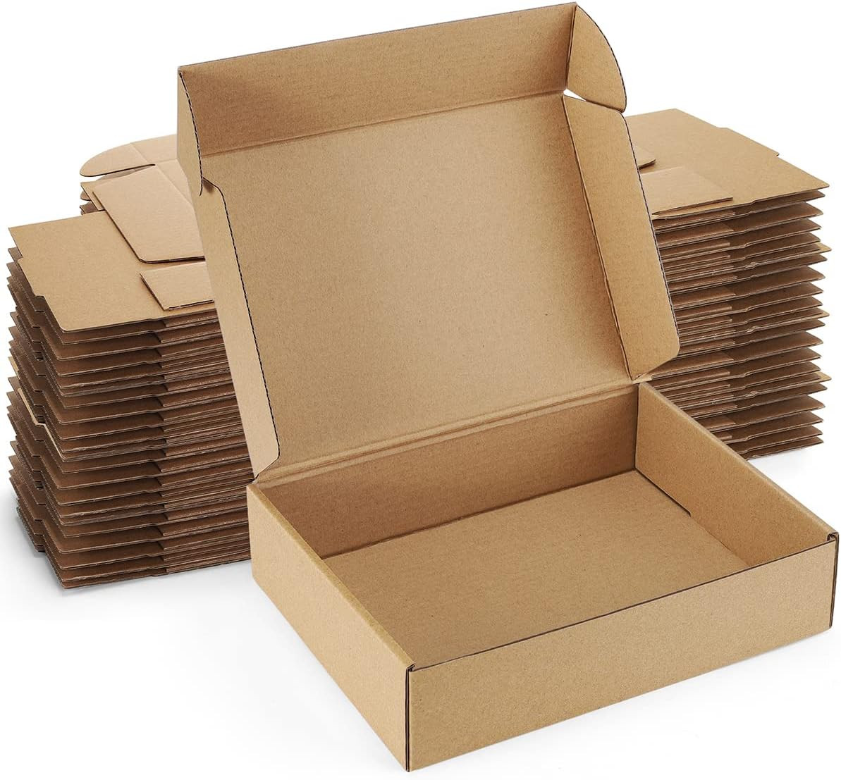 Shipping Boxes Small Mailing Boxes 25 Pack White Black Brown Cardboard Box