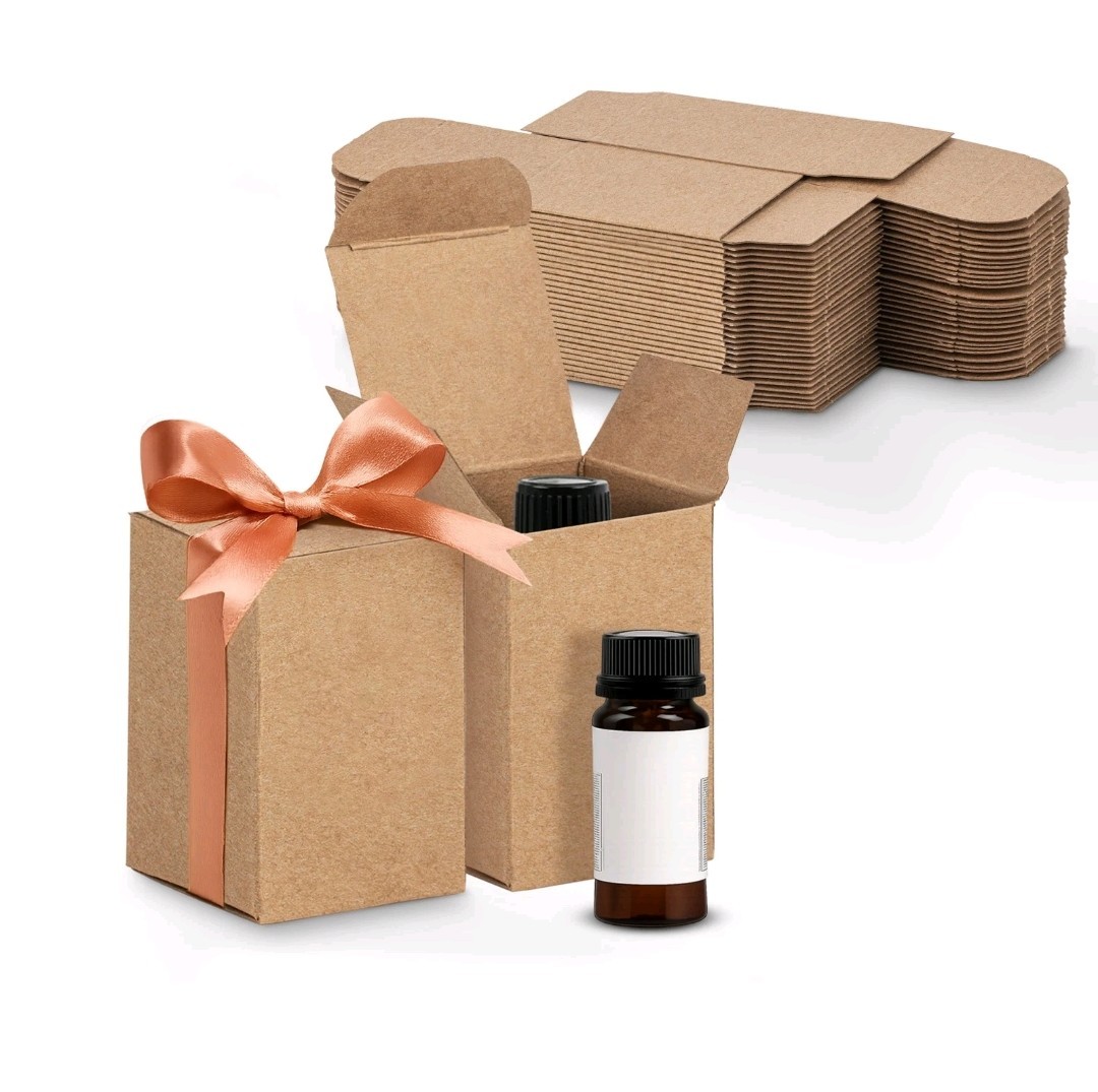 Tuck Top Kraft Paperboard Gift Boxes 2″ x 2″ x 3″ – Pack of 100