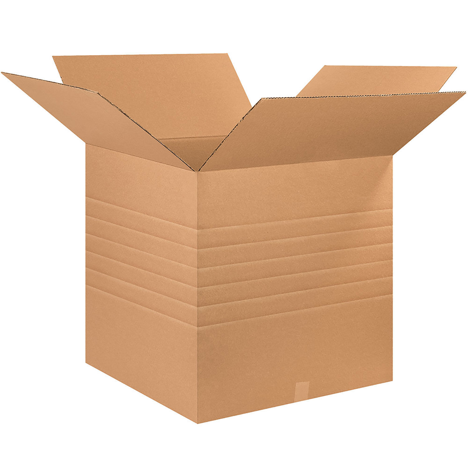 26″ x 26″ x 26″ Heavy-Duty Multi-Depth Cardboard Corrugated Boxes Lot of 10