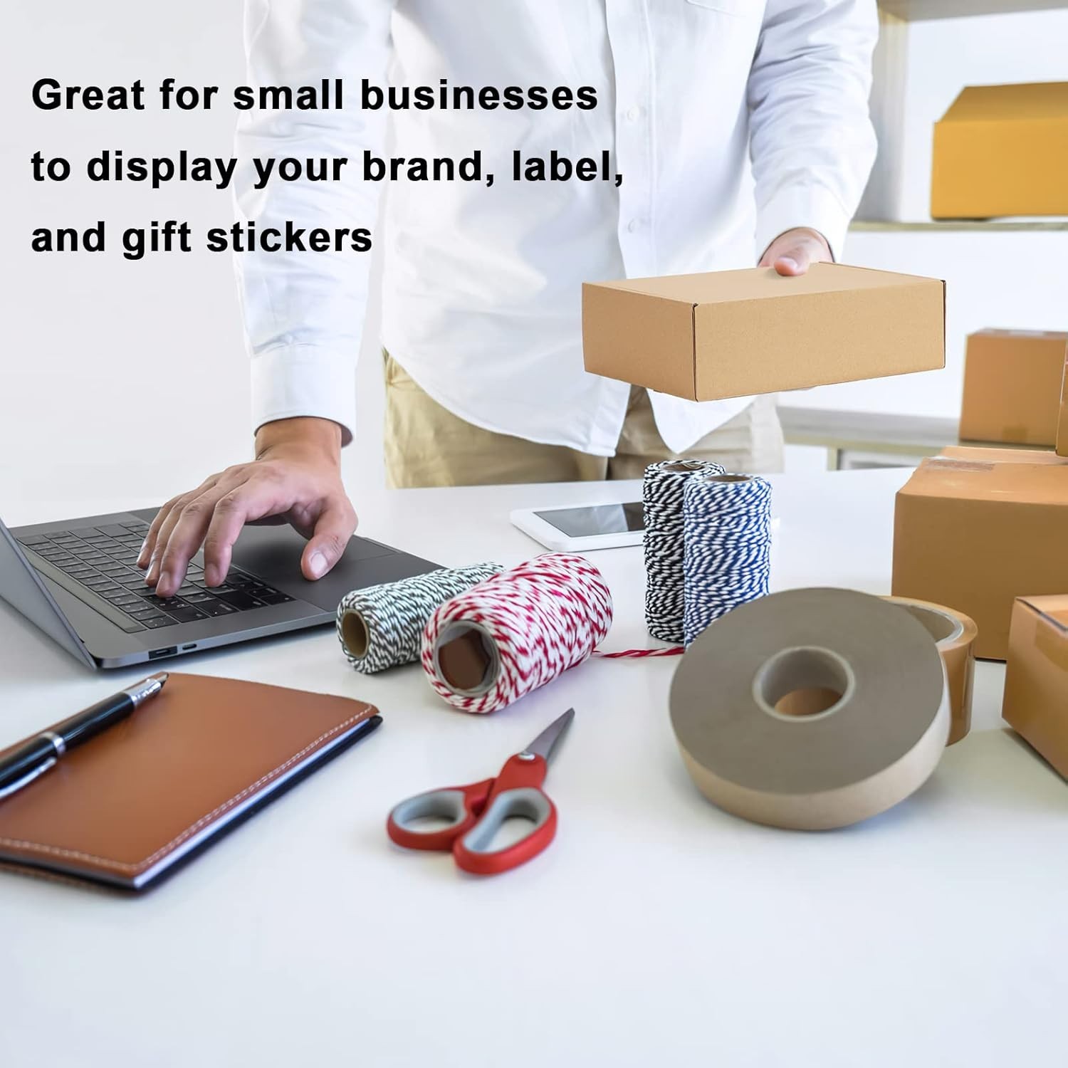 10x7x3 Inches Cardboard Shipping Boxes – Easy Assembly Pack of 25 for Mailing