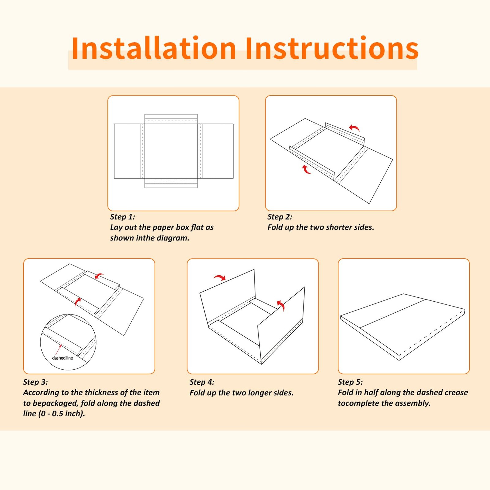 25 Pack 12.8×12.8×1 SelfSealing Cardboard Shipping Boxes Vinyl Record