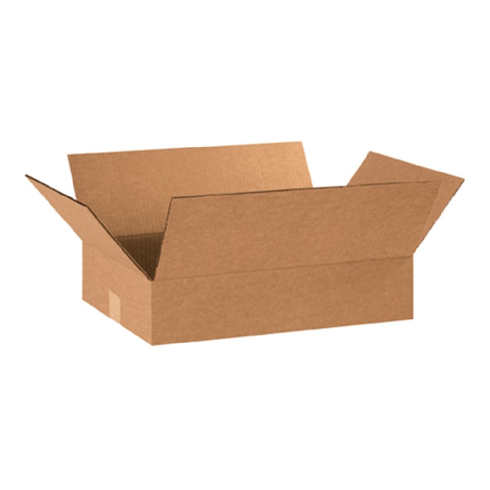 AVIDITI 18 x 12 x 4 Corrugated Cardboard Boxes, Flat 18L x 12W x 4H, Pack of 25