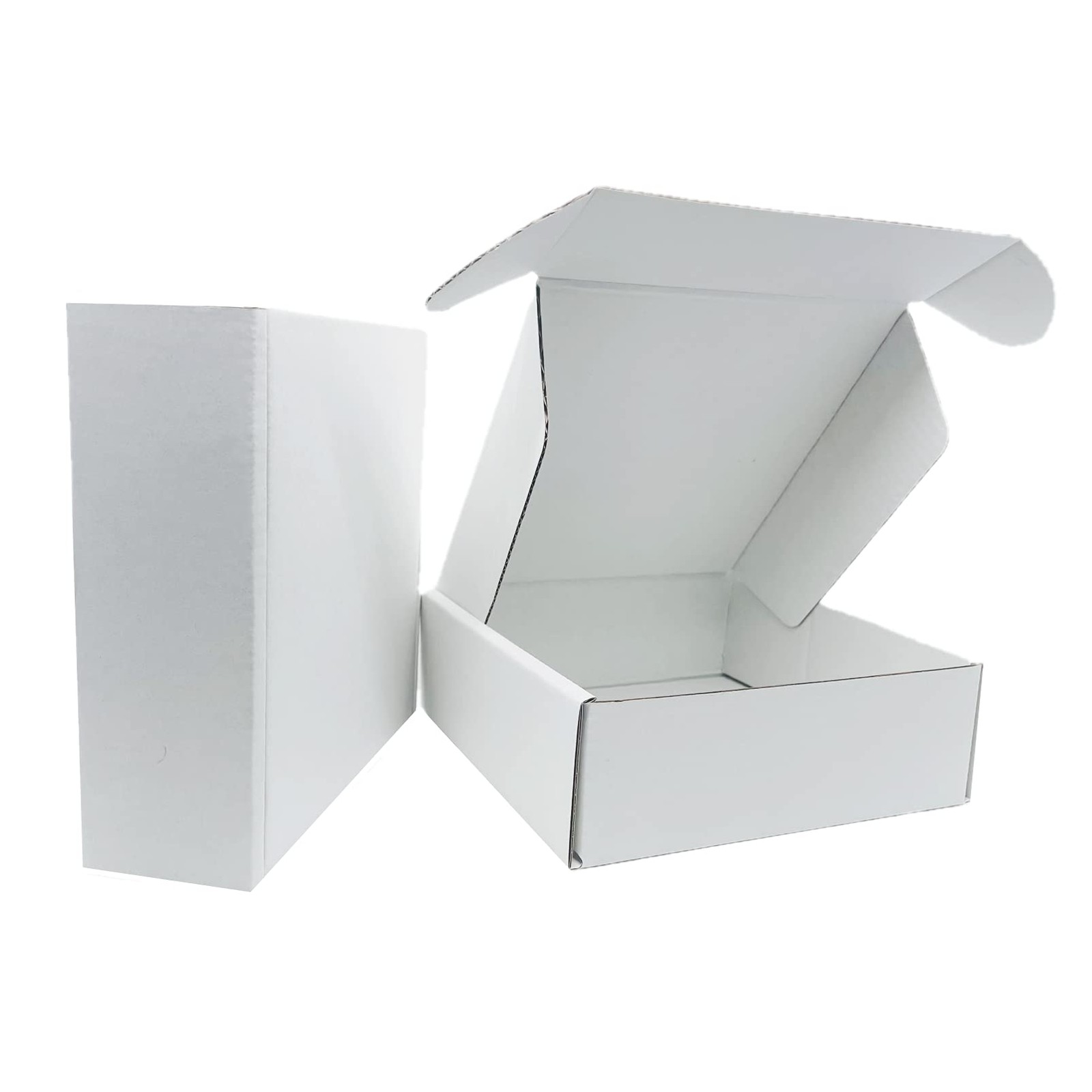 6x6x2 inch Small White Mailers Boxes Packaging Shipping Boxes Set of 10