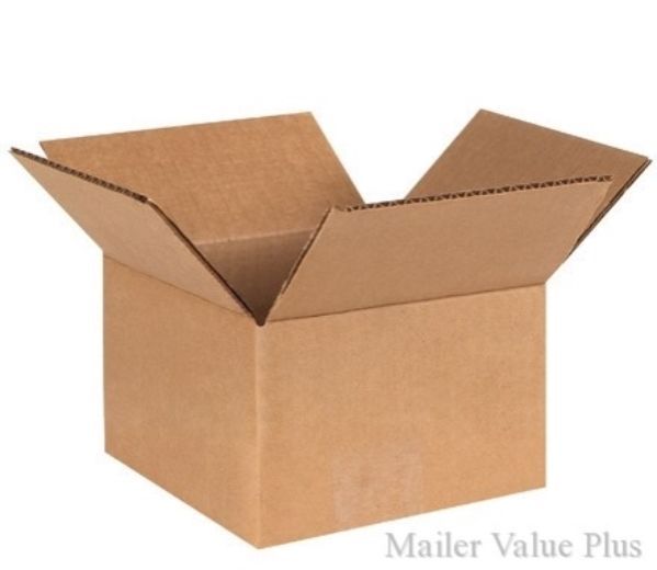 100 – 6 x 6 x 4 Shipping Boxes Packing Moving Storage Cartons Mailing Box