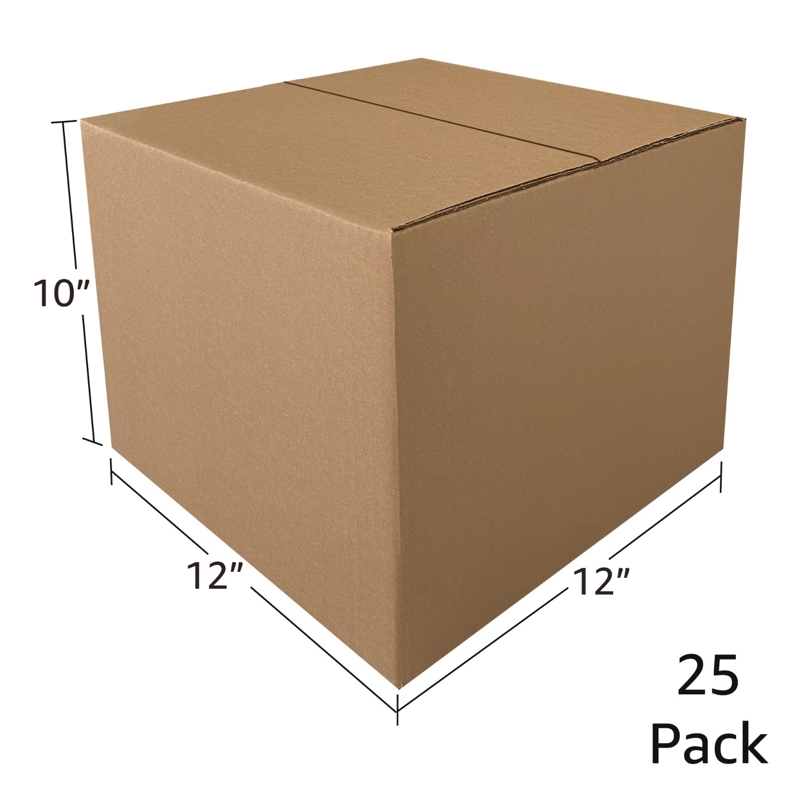 UOFFICE Wholesale Corrugated Boxes 12″ x 12″ x 10″ Bundle of 50 Shipping Boxes