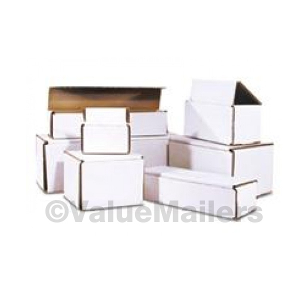 100 – 4 x 2 x 2 White Corrugated Shipping Mailer Packing Box Boxes