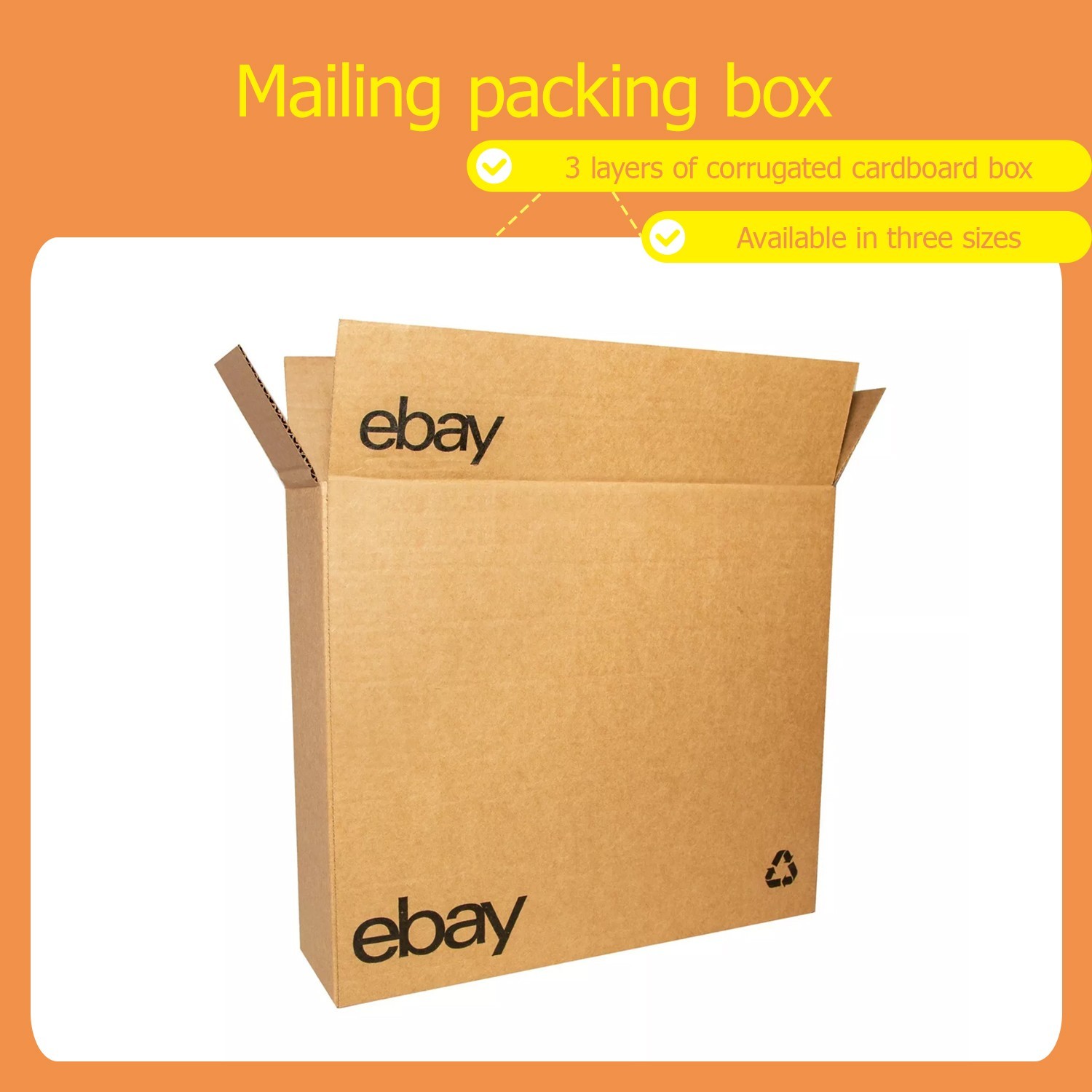 25-100 pcs 8″x 6″x4″ Shipping Packing corrugated cardboard boxes ebay UL