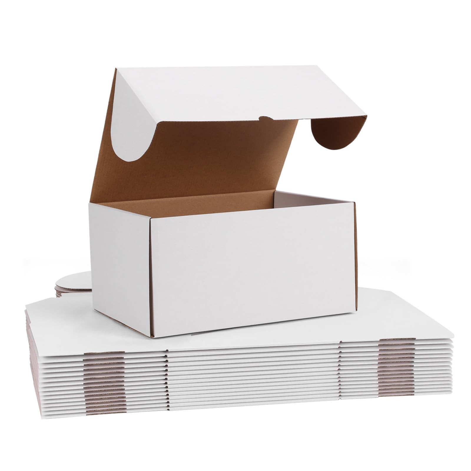 12x9x6 inches White Shipping Boxes pack of 15, Corrugated Cardboard Boxes 12 …