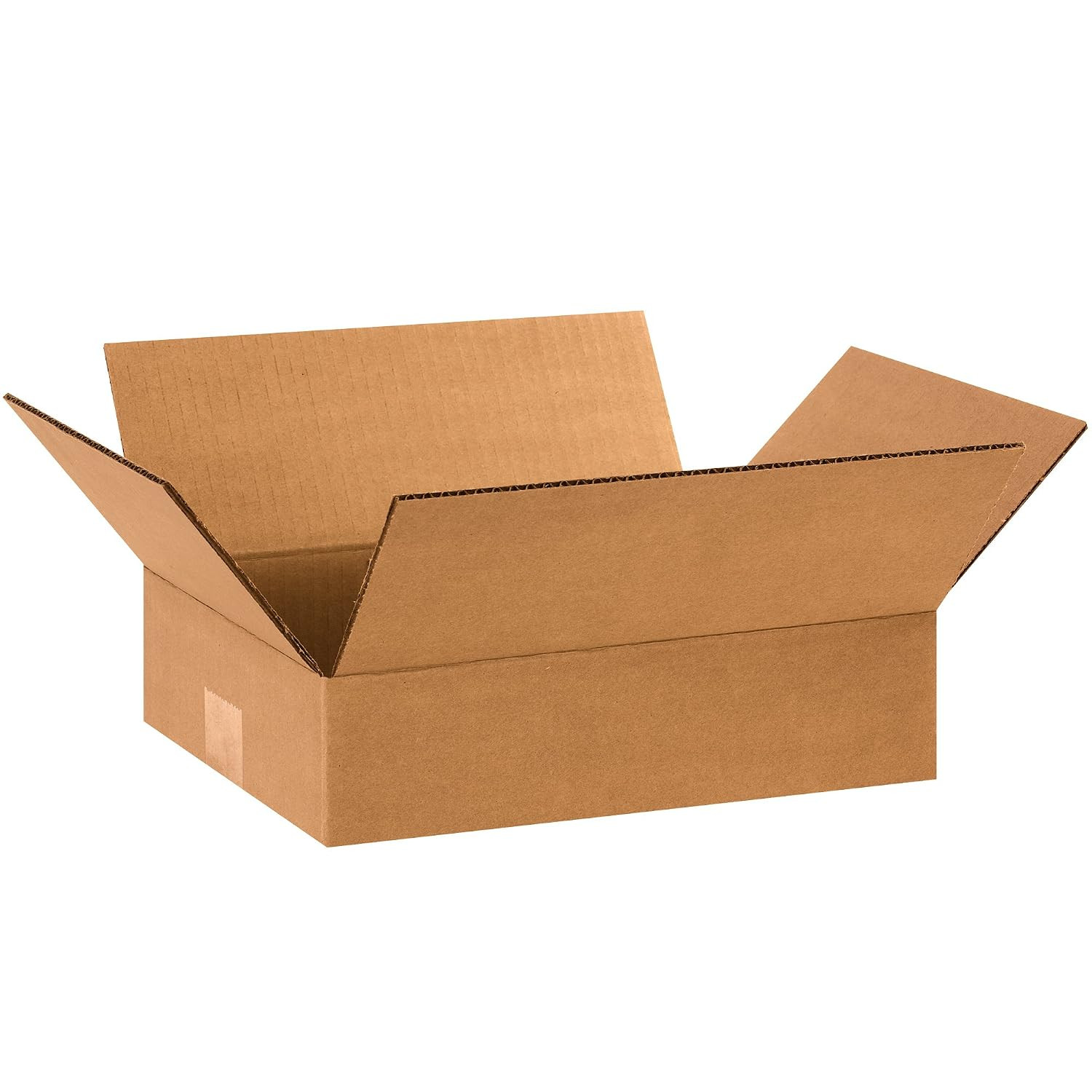 Shipping Boxes Flat 12″L X 9″W X 3″H, 25-Pack | Corrugated Cardboard Box for Pac